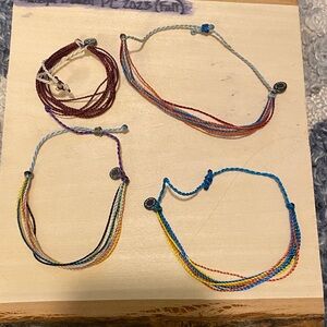 Pura Vida Mixed Color Friendship Bracelets - Set of 4